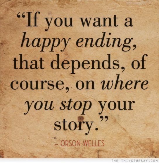 On Happy Endings...